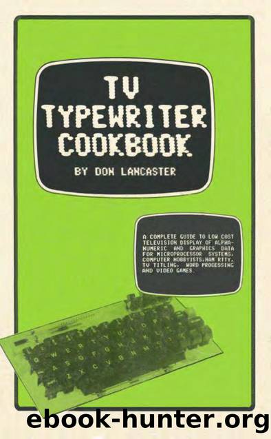 tv typewriter cookbook by Unknown