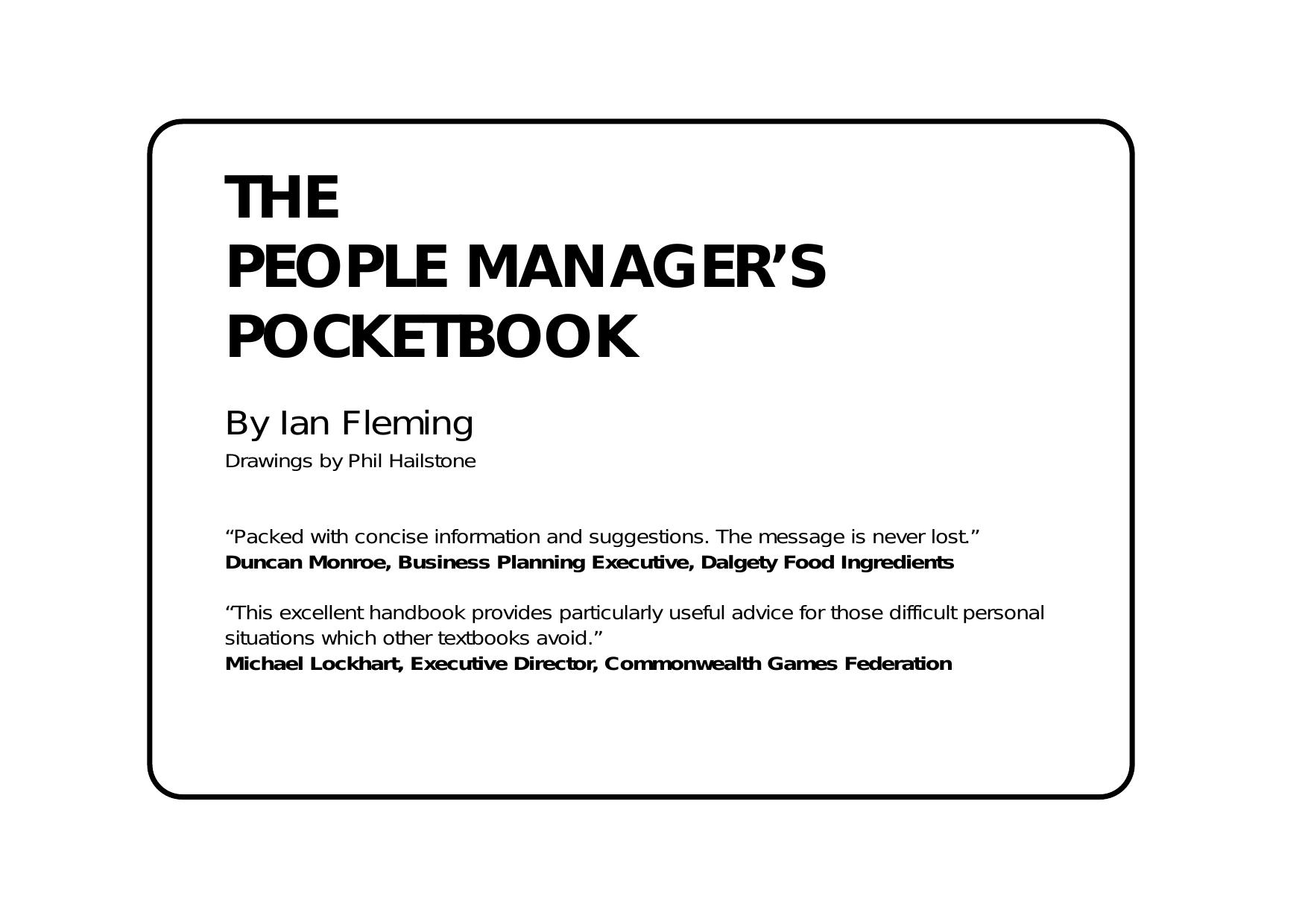 untitled by The People Manager's Pocketbook