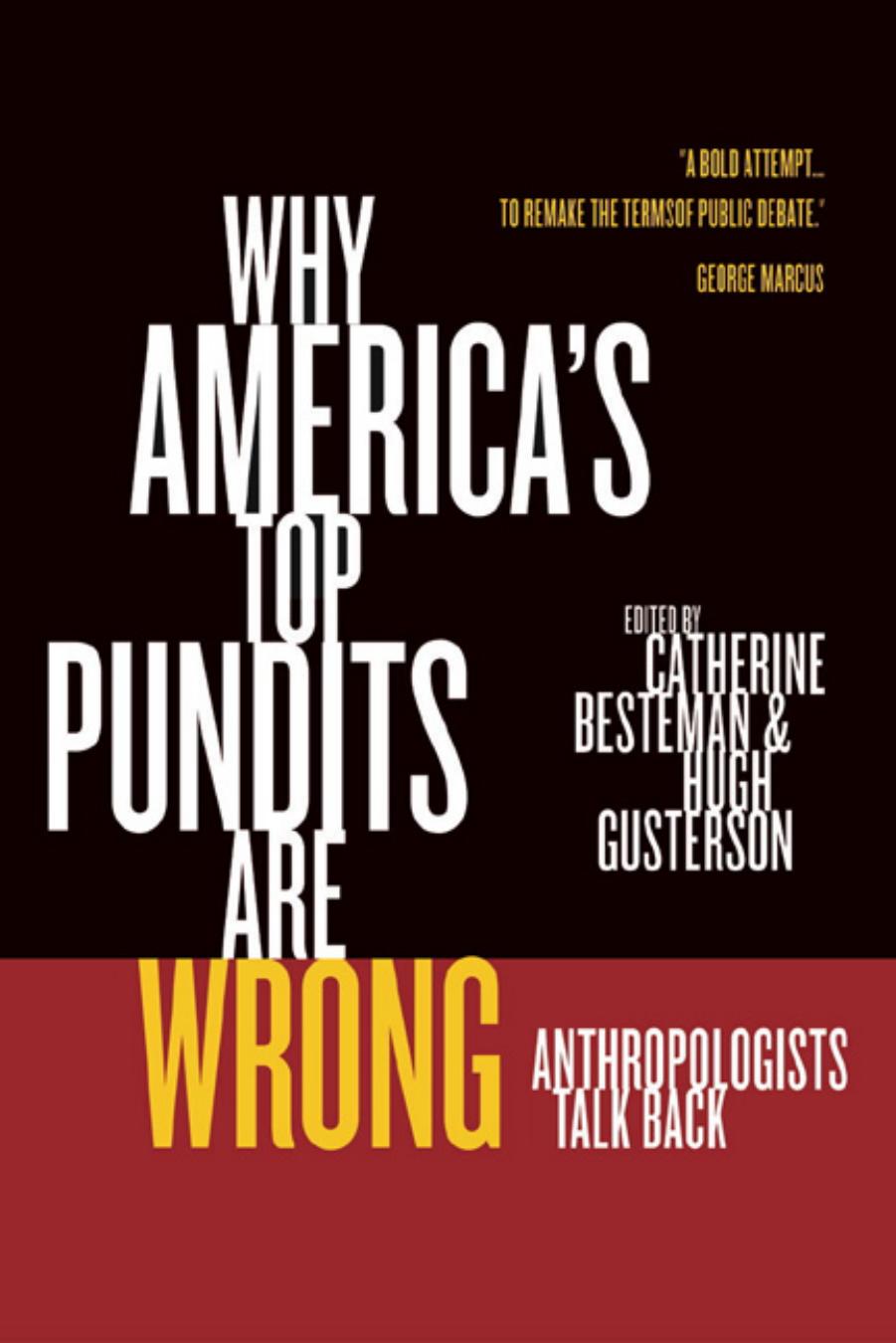 untitled by Why America's Top Pundits Are Wrong- Anthropologists Talk Back (pdf)
