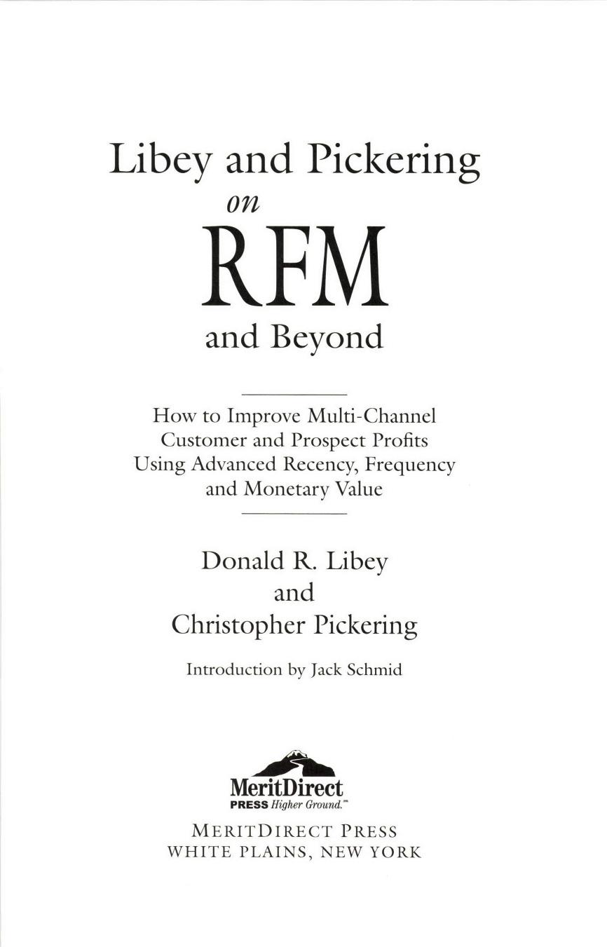 utf-8'ja'Libey and Pickering on RFM and beyond Donald R.Libey 364p by Unknown