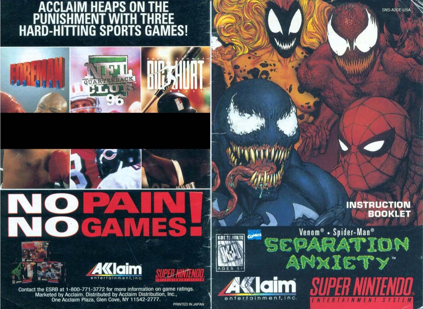 venom-spider-man by separation anxiety usa