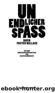 wallace, david foster by unendlicher spass