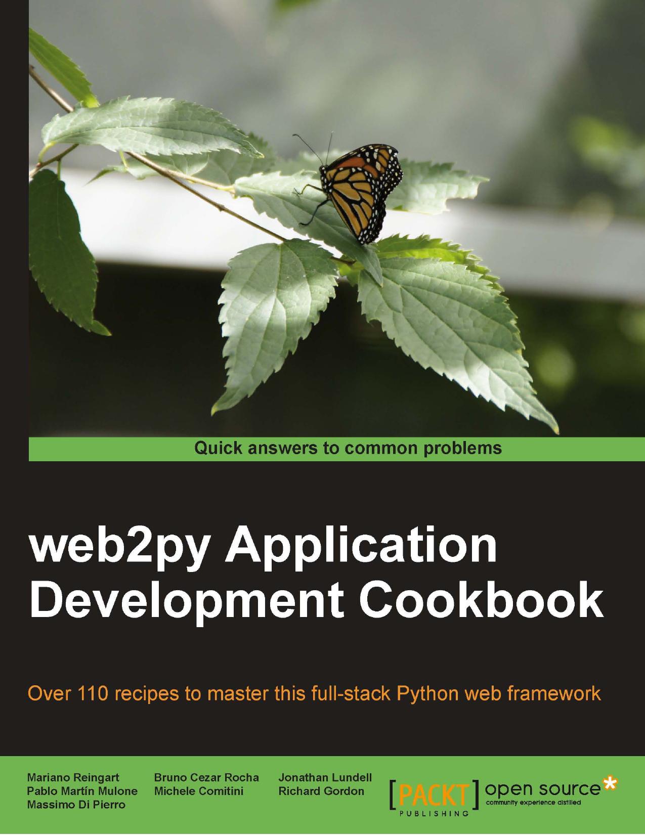 web2py Application Development Cookbook by unknow