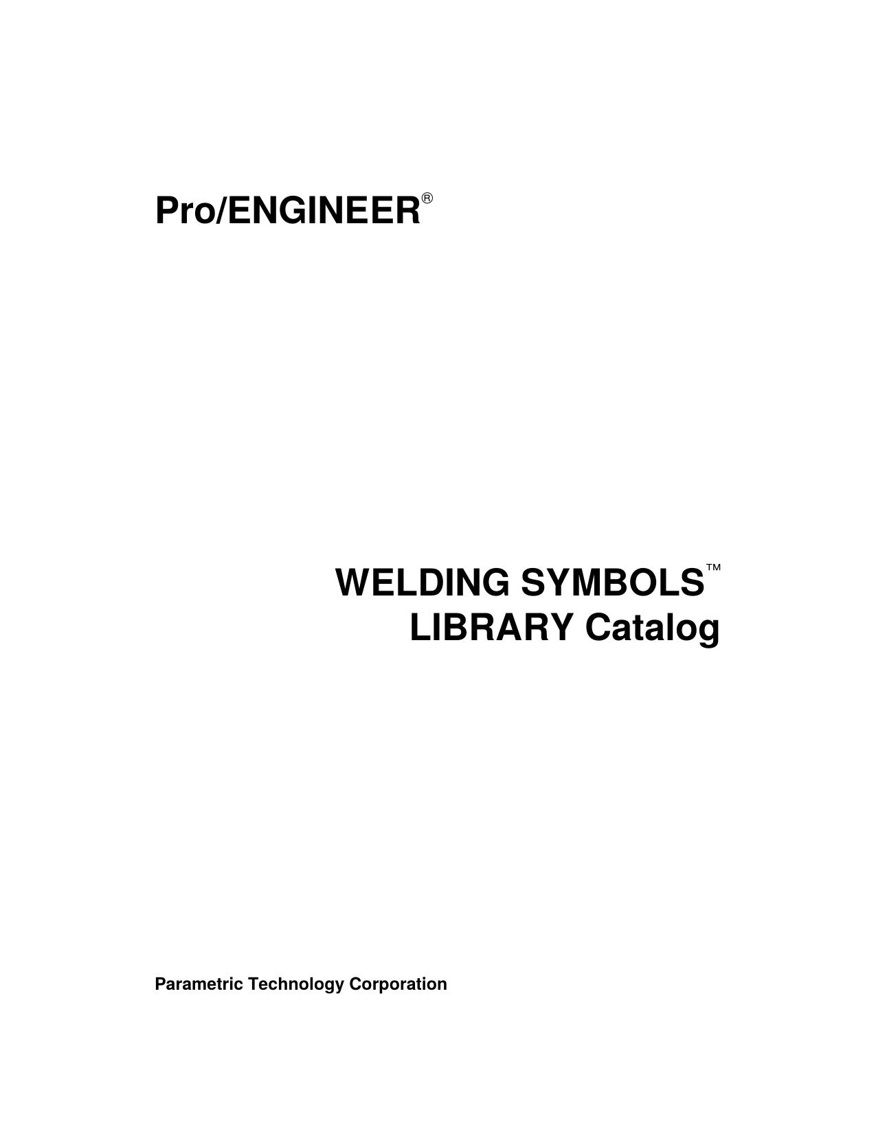 weld symbols manual by Unknown