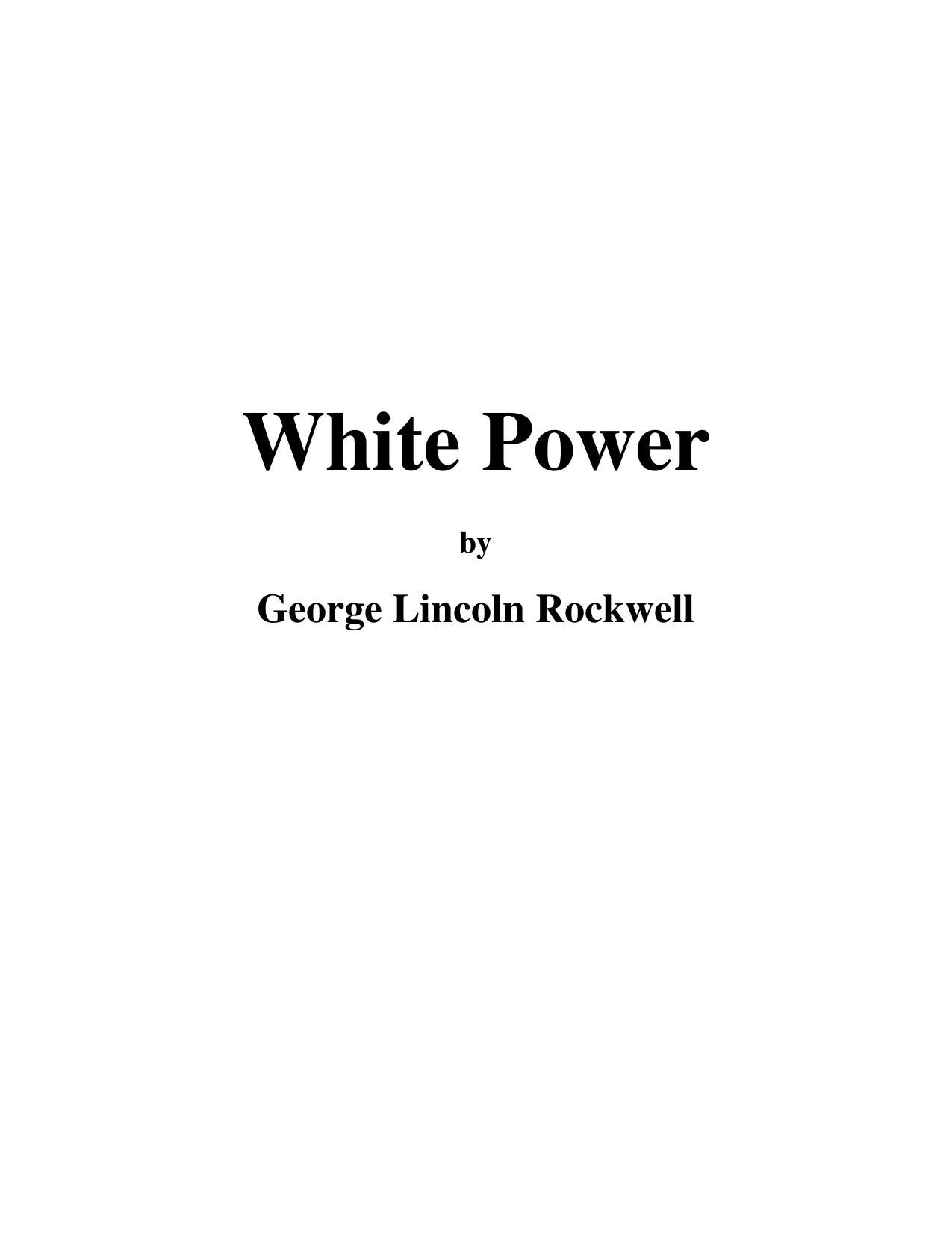 white-power by Unknown