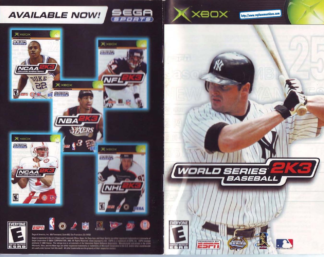 world series baseball 2k3 usa by Unknown