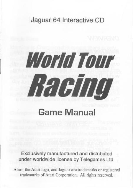 world tour racing by Unknown