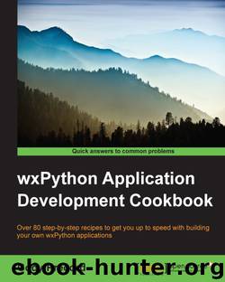 wxPython Application Development Cookbook by 2015